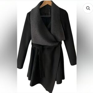 BCBGMaxAzria Black Wool Coat